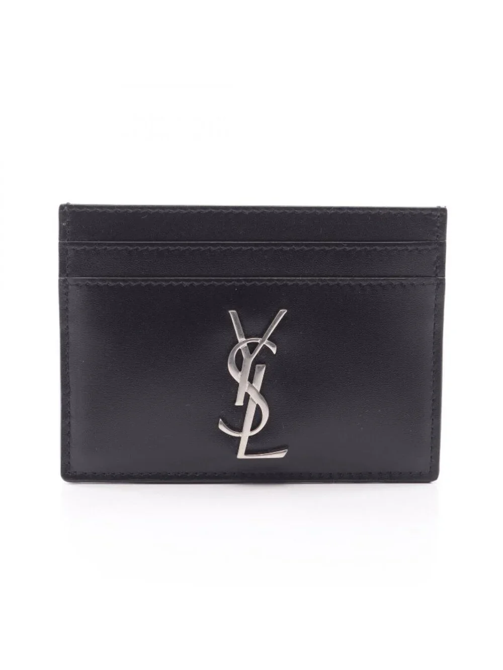 Saint Laurent Paris Card Case Cassandra Leather